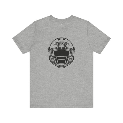 Motivational Unisex T-Shirt Football Grey