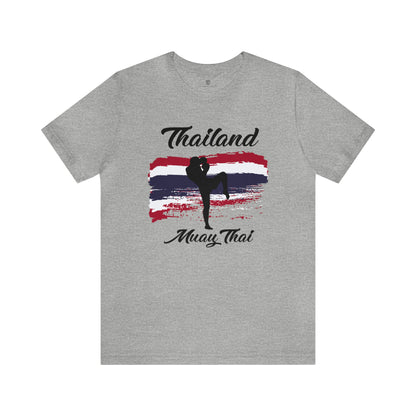 Thailand Muay Thai Graphic Tee Grey