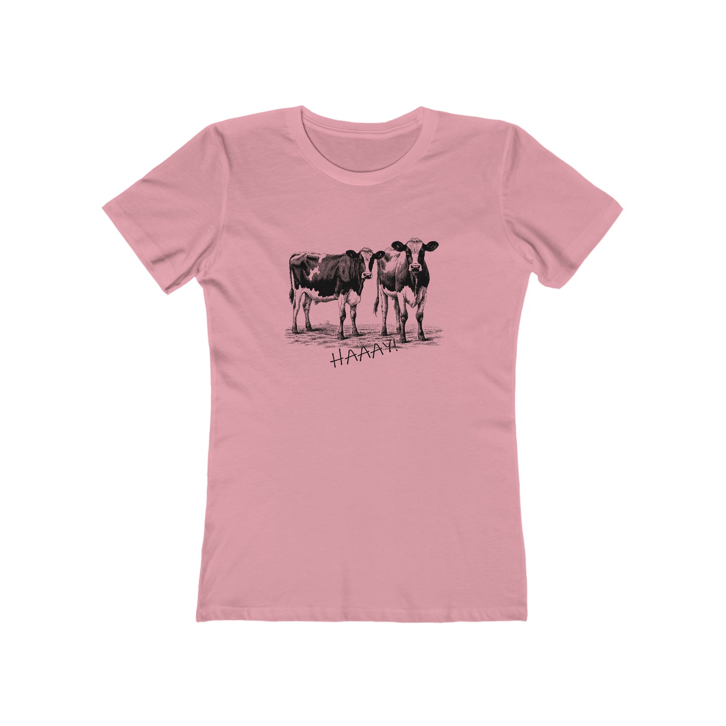 Funny Women's T-Shirt Farm Country Pink