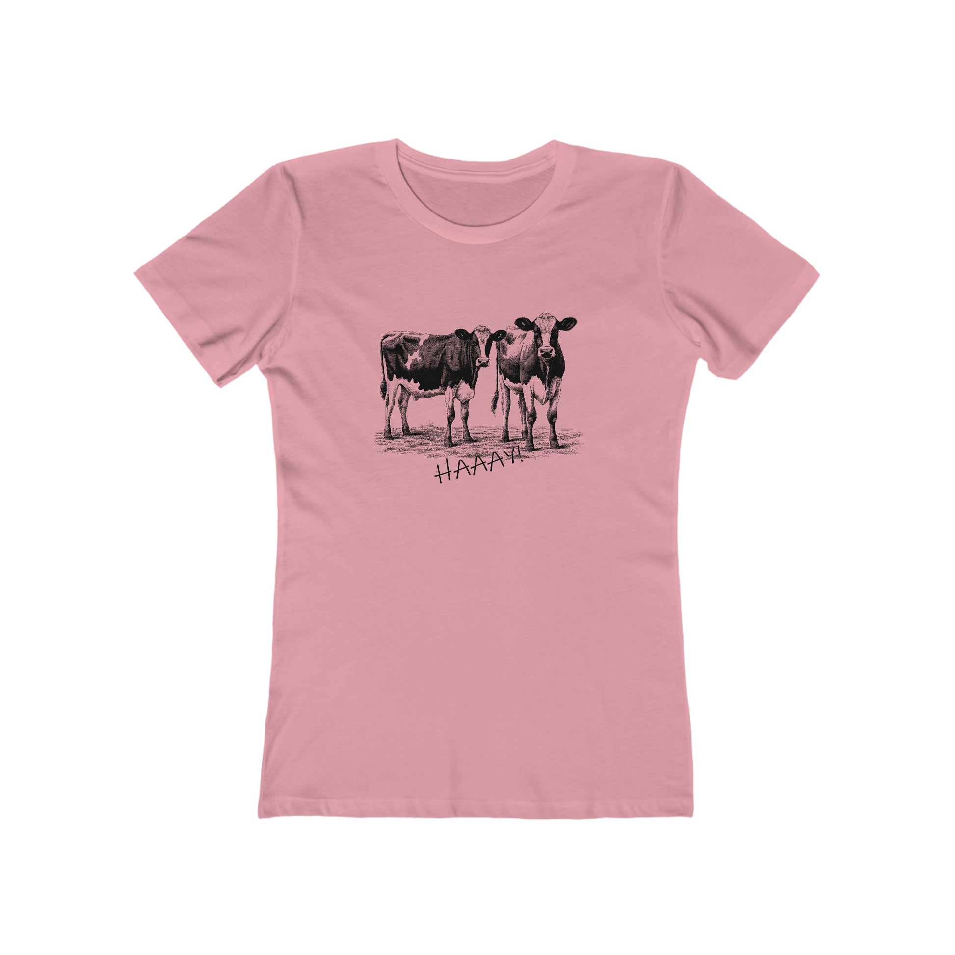 Funny Women's T-Shirt Farm Country Pink