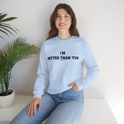 Unisex Motivational Sweatshirt Blue