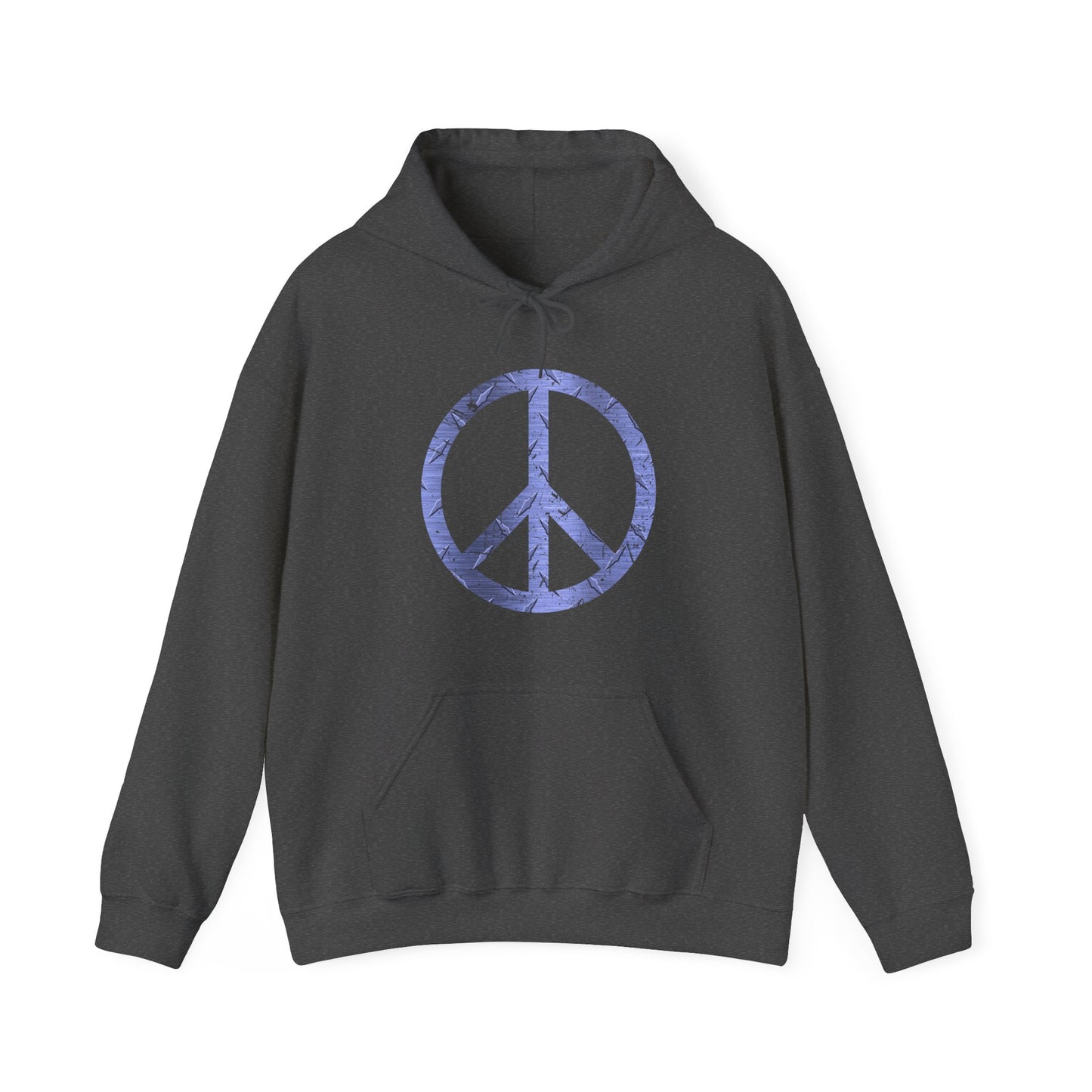 Cool Hoodie Graphic Peace Sign Grey