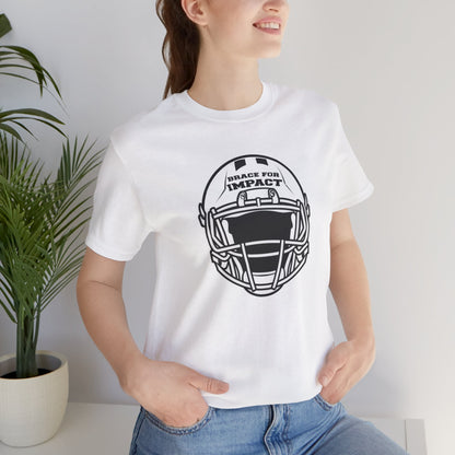 Motivational Unisex T-Shirt Football White