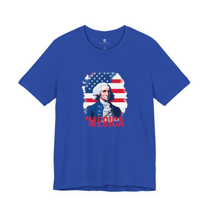 Unisex Graphic T-Shirt - Patriotic - Washington - 'Merica