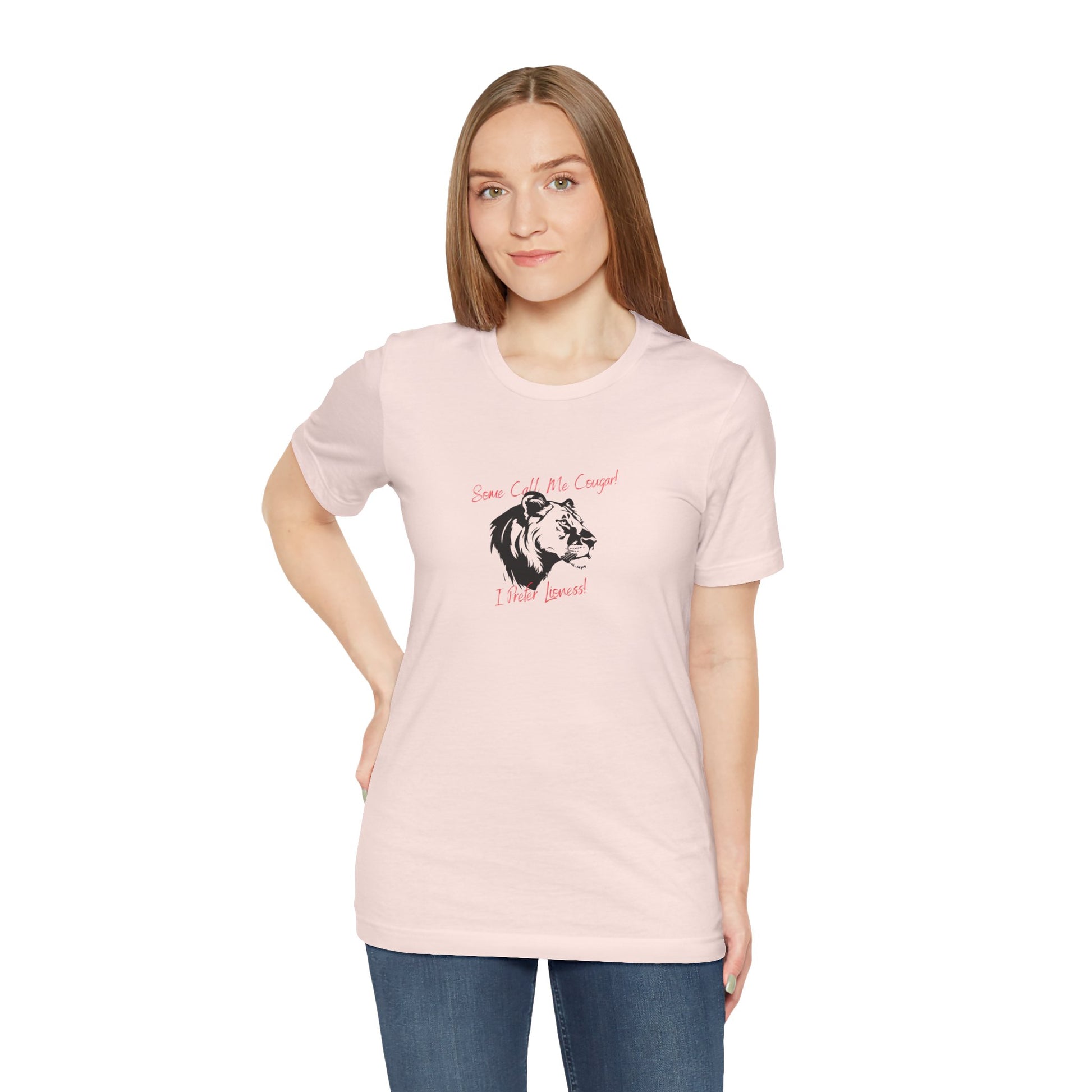 Funny Unisex T-Shirt Cougar Pink