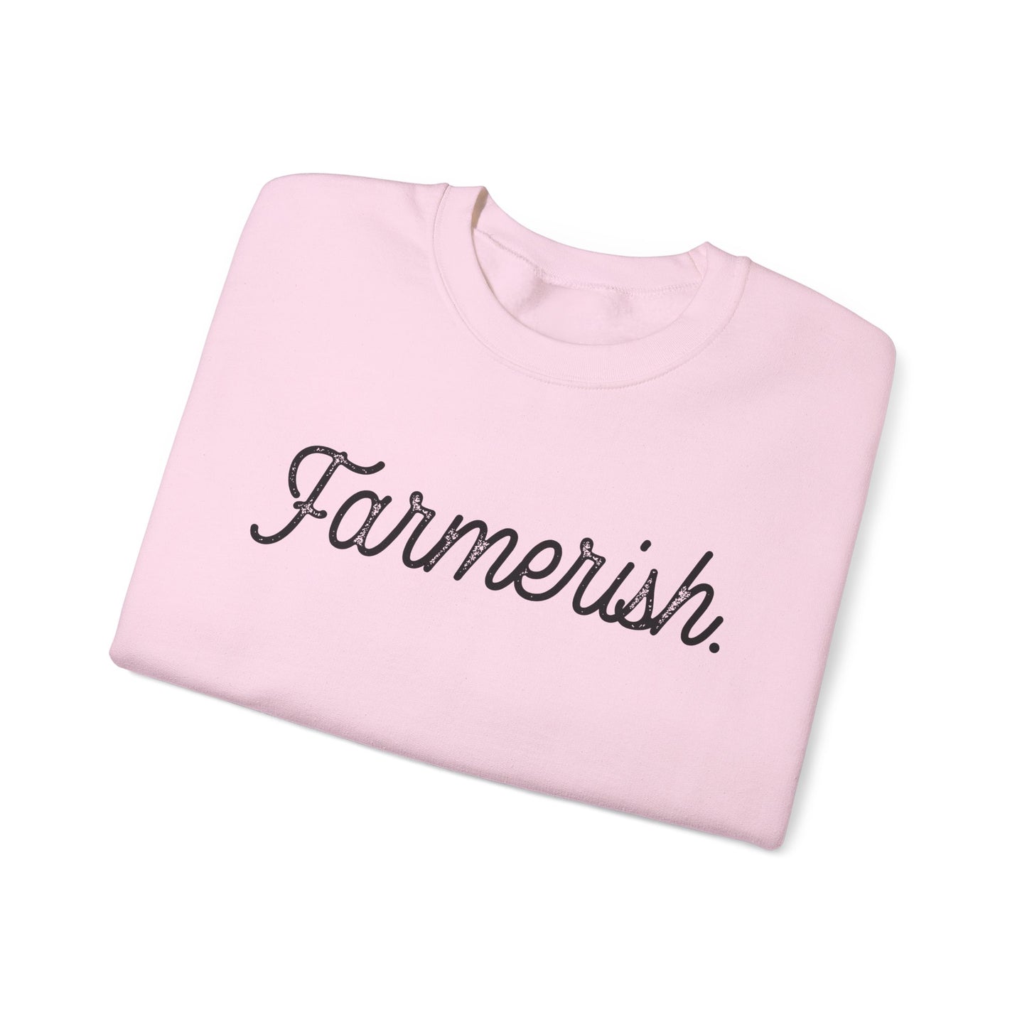 Unisex Funny Sweatshirt Farmer Pink