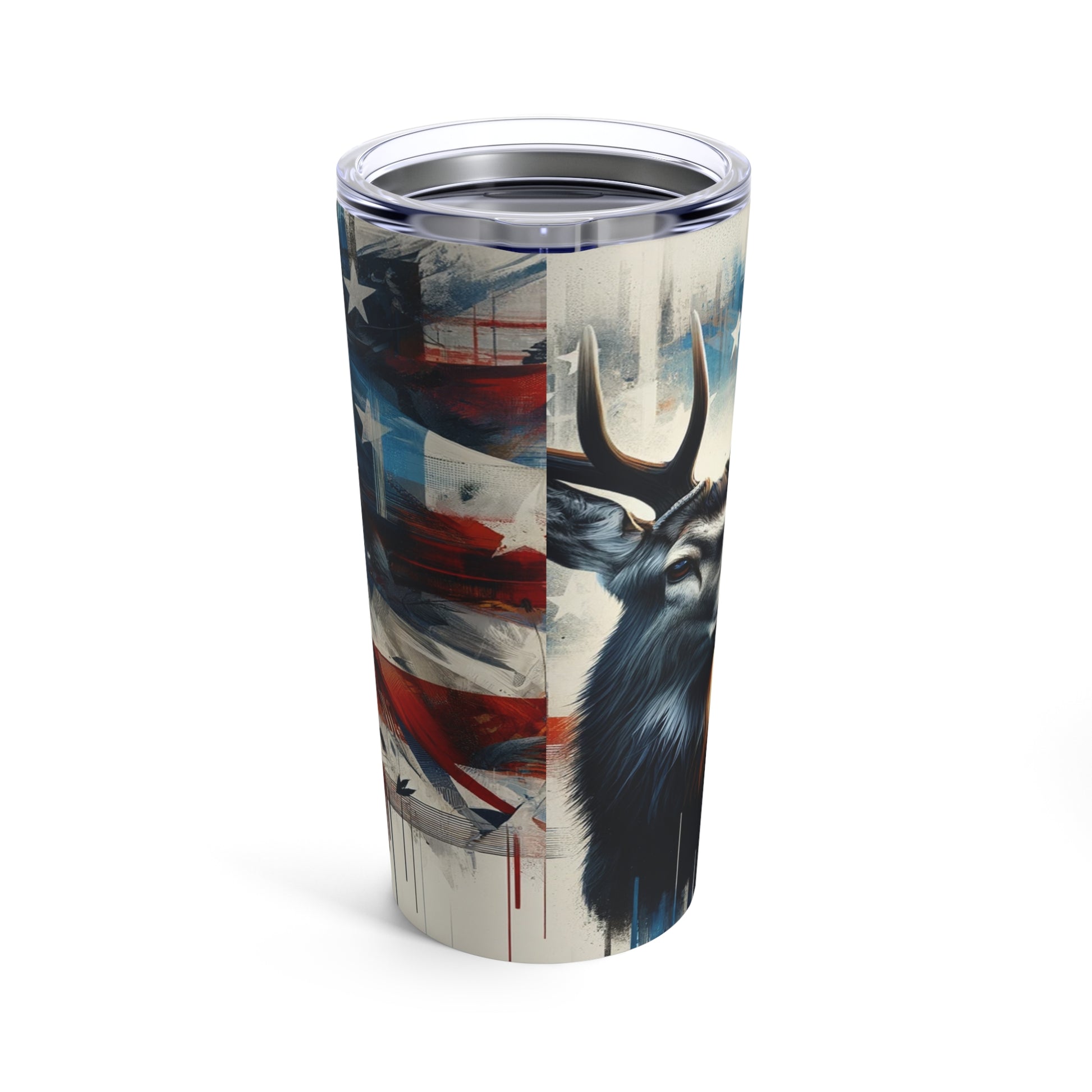 Cool Tumbler 20oz Deer Hunter American Flag