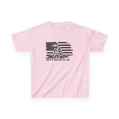 Pink t-shirt with a black graphic design on a white background